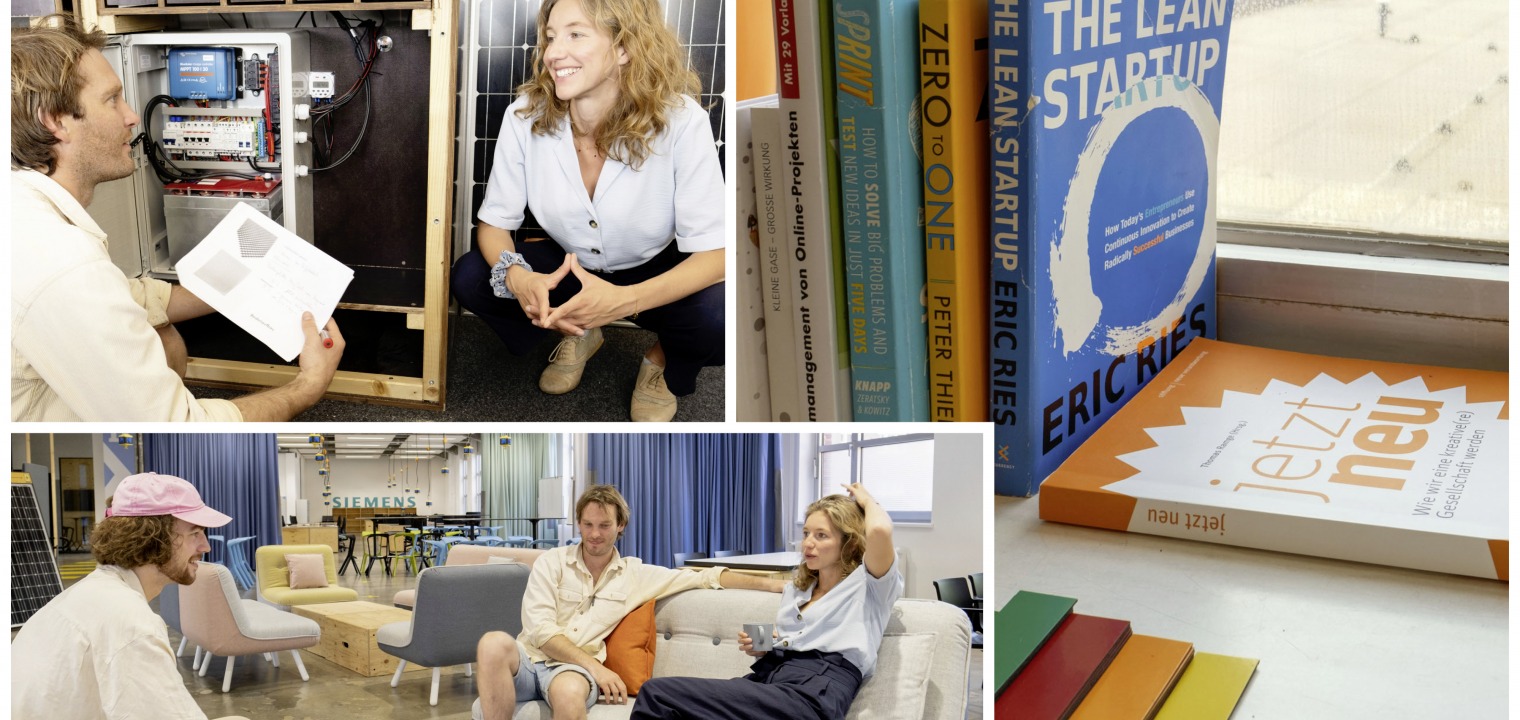 Portrait of Lisa Wendzich, photo collage