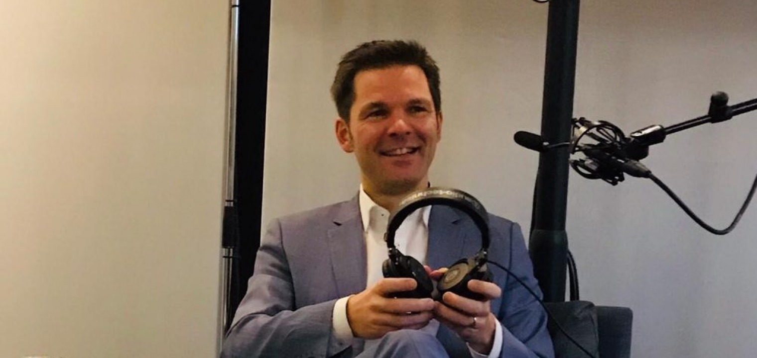  Steffen Krach, State Secretary for Science and Research in Berlin, in the Podcast studio