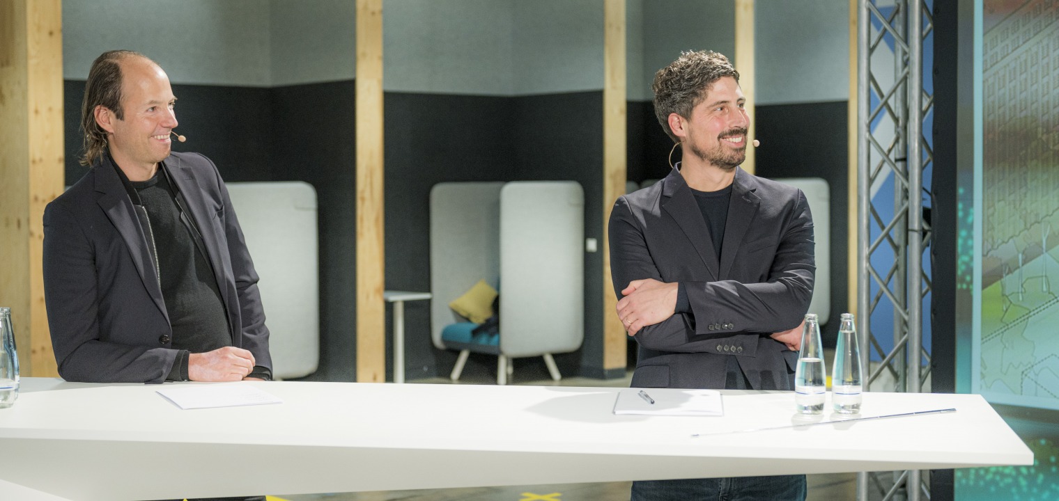 Tom Friedrich and Nils Buschmann from the architectural office ROBERTNEUN