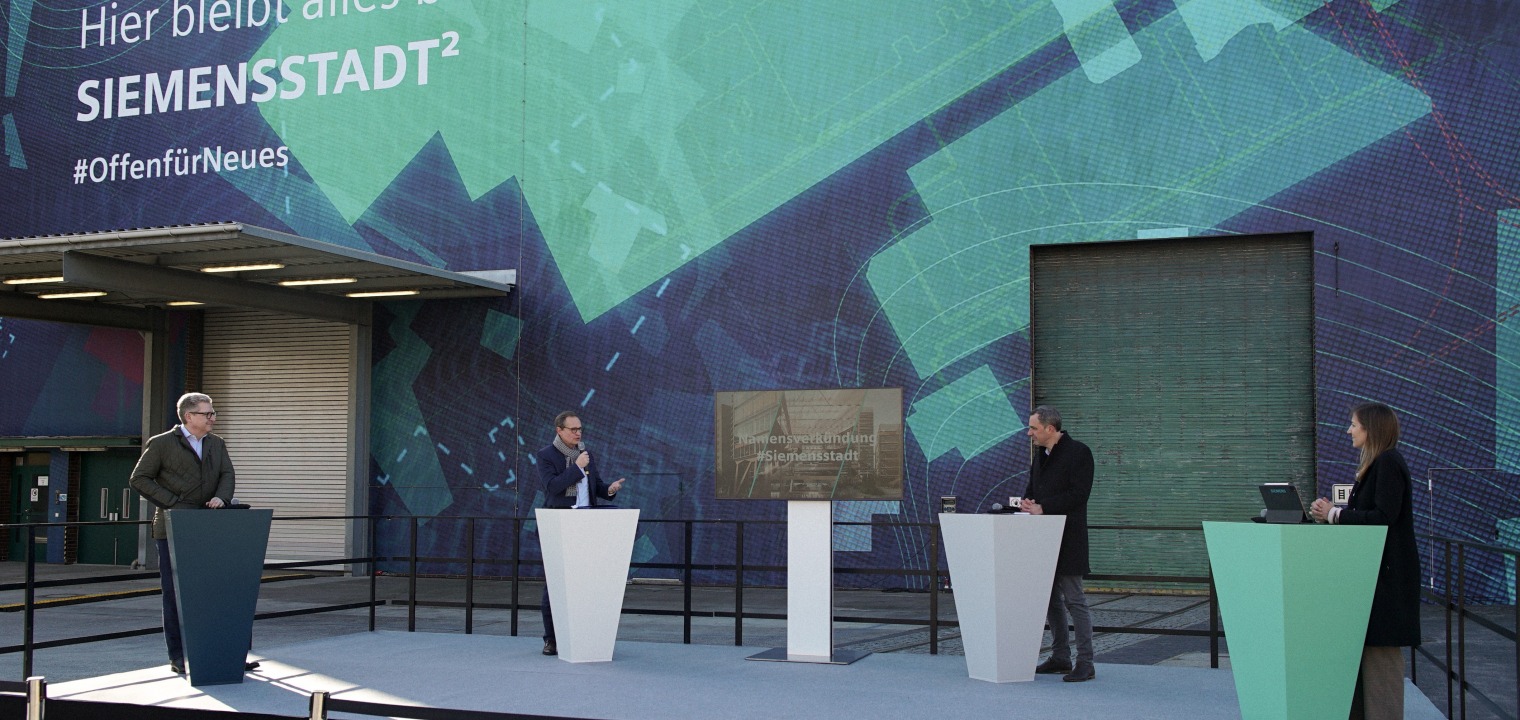 Siemensstadt Square wird Name für Zukunftsort Siemensstadt