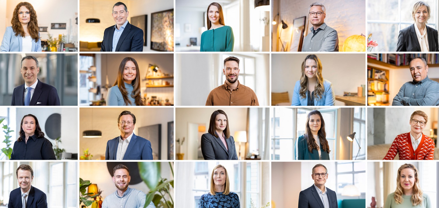 Eine Collage aller Testimonials der Siemensstadt Square