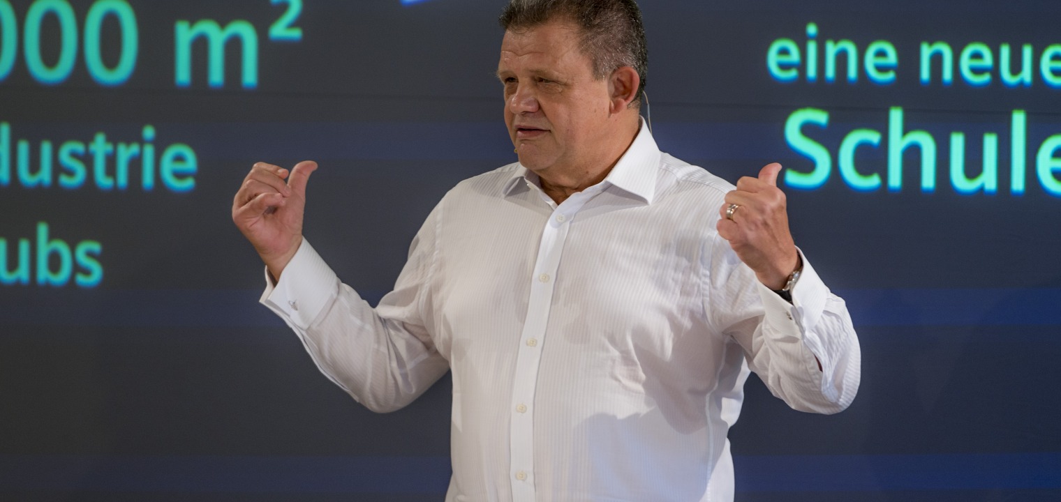 Foto vom Siemensstadt Square Bürgerforum im Oktober 2021