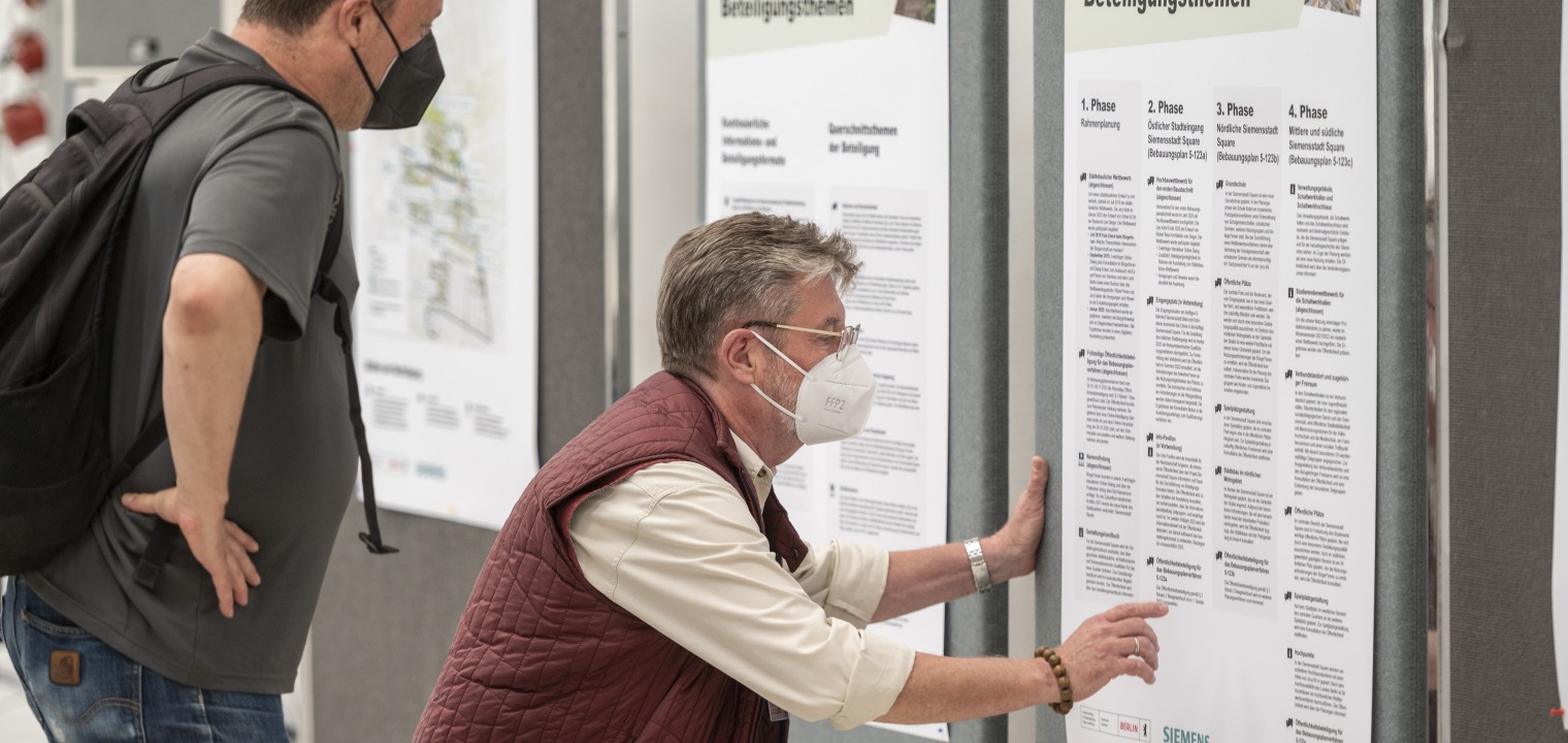Citizens' Forum: Siemens presented the participation concept for Siemensstadt Square