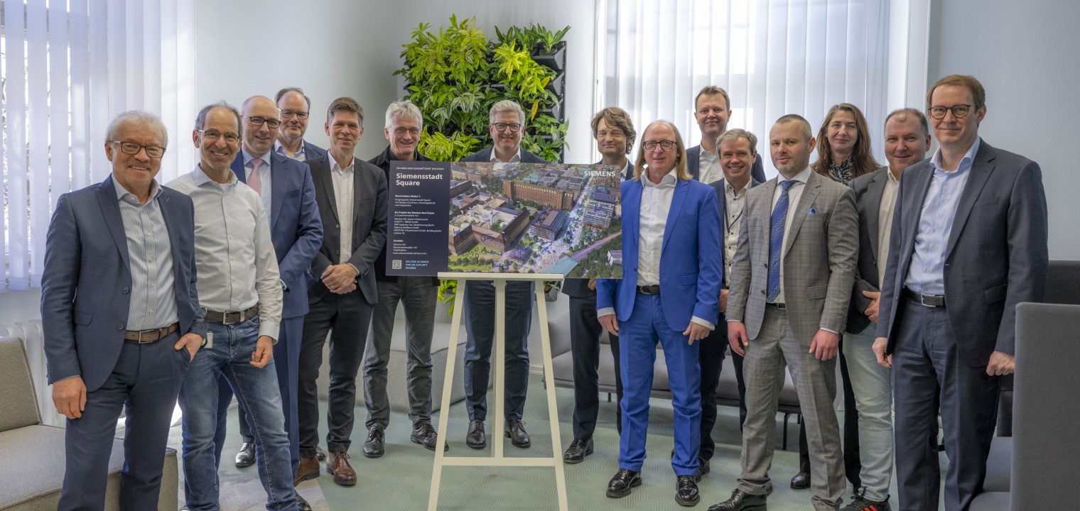 Partnerschaftliches Planen und Bauen in der Siemensstadt Square