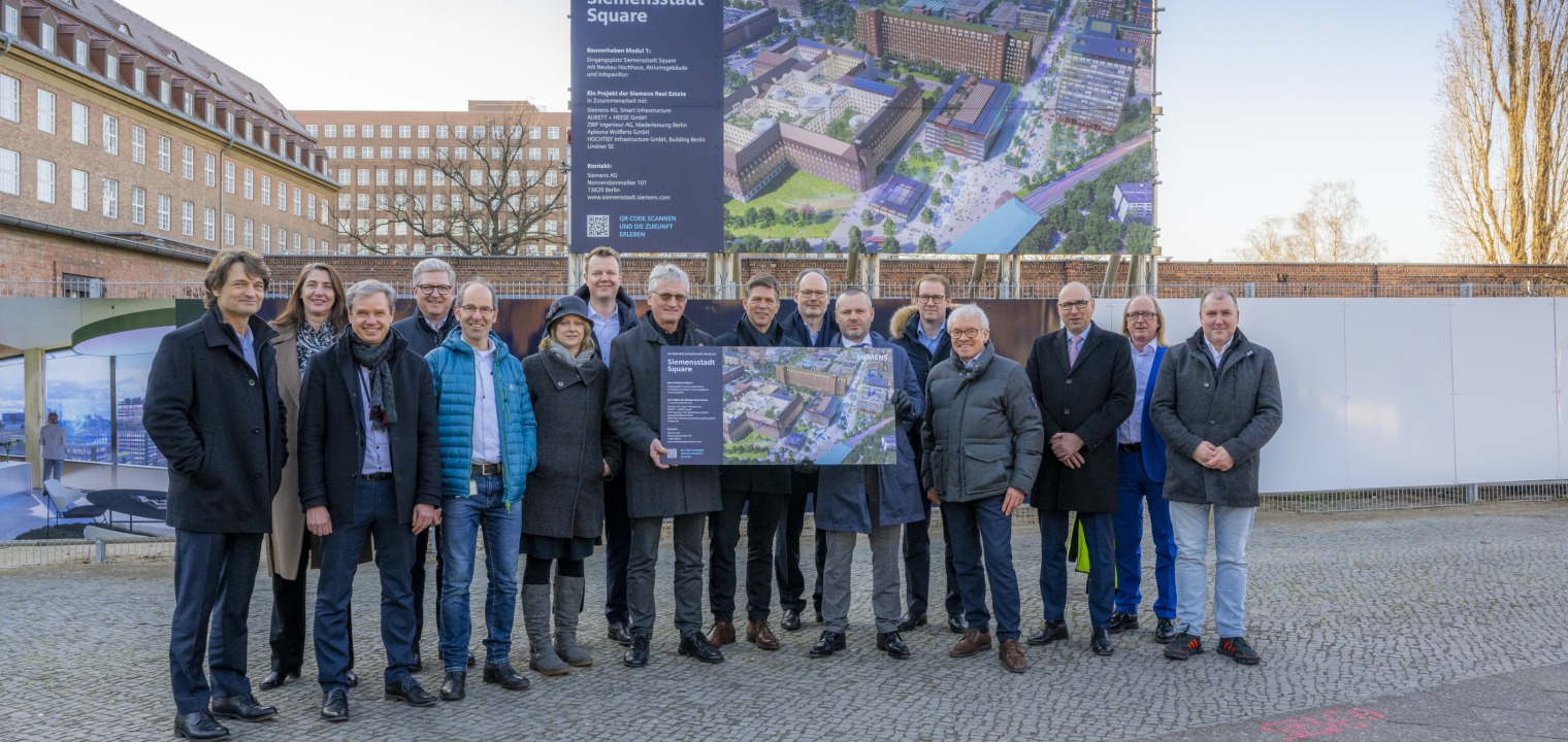 Siemensstadt Square: Mehrparteienvertrag unterzeichnet