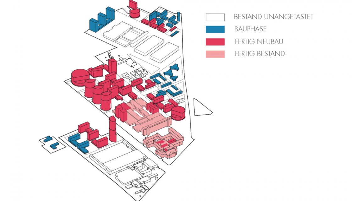 Entwurf von Nieto Sobejano, Grundriss der neuen Siemensstadt 2.0