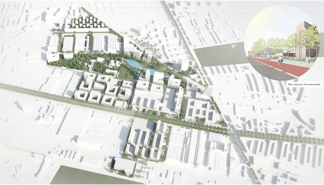 Design of KIM NALLEWEG, model of the Siemensstadt 2.0