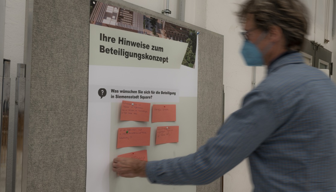 The ideas of Berlin&#039;s citizens for the participation in Siemensstadt Square were directly in demand