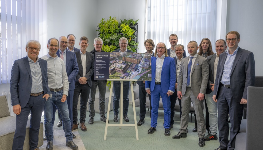 Partnership-based planning and construction in Siemensstadt Square