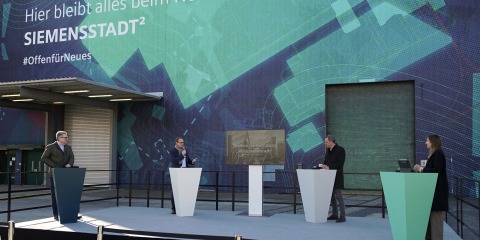 Siemensstadt Square wird Name für Zukunftsort Siemensstadt