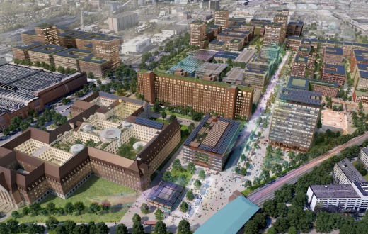 Siemensstadt Square Birdseye 