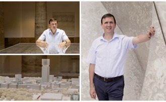 Portrait of Stefan Kröger, photo collage