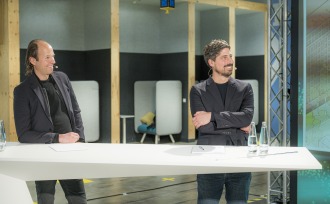 Tom Friedrich and Nils Buschmann from the architectural office ROBERTNEUN