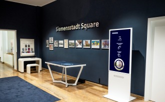 Interaktiver InfoPoint Siemensstadt Square